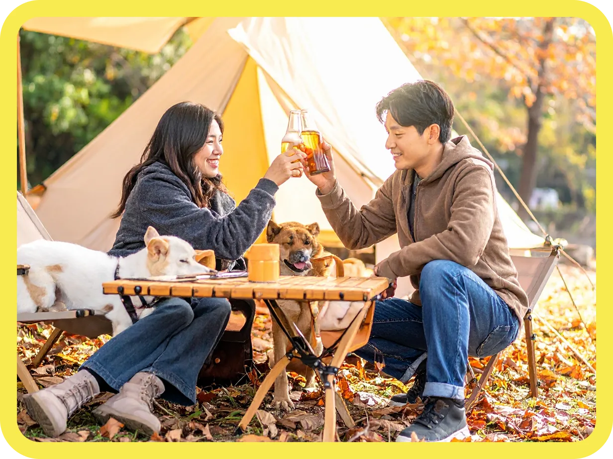 わんことアウトドア