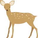 鹿のイラスト