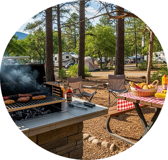 BBQ場