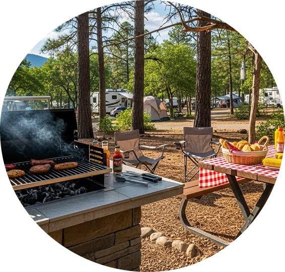 BBQ場